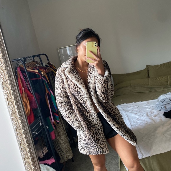 FAUX FUR CHEETAH COAT - Picture 4 of 4